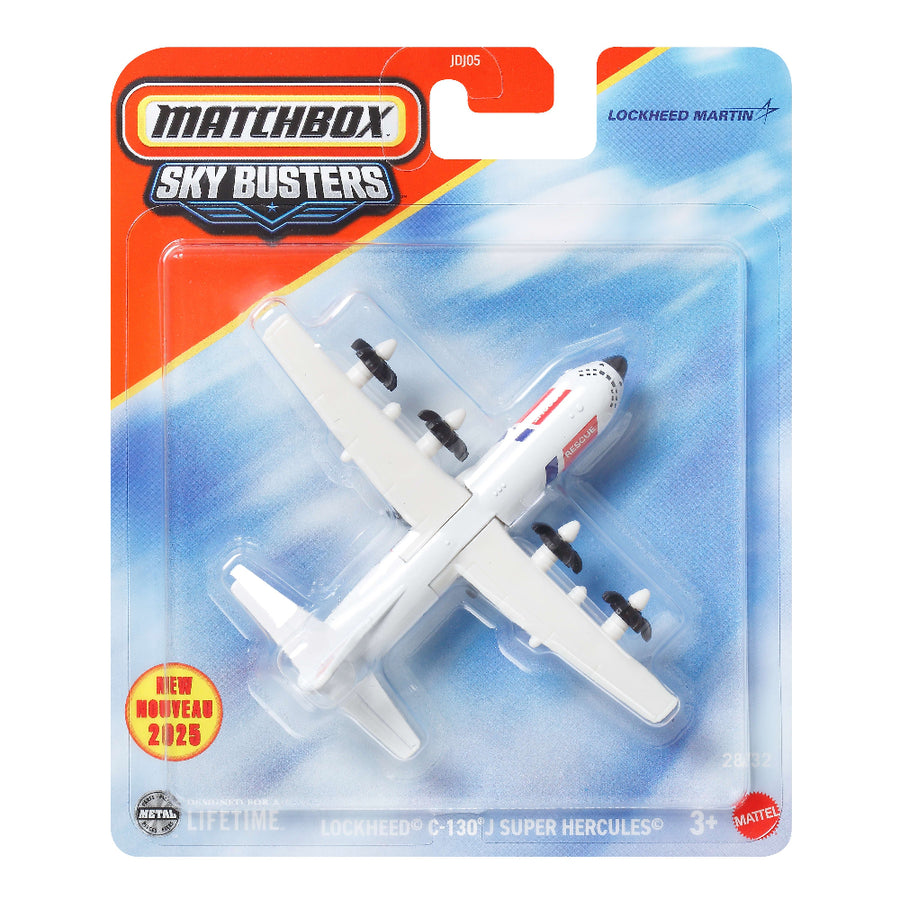 Matchbox Sky Busters Airplane with Mat Indiana Jones Ford Tri-Motor (HVM62)