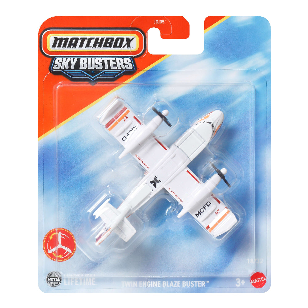 Matchbox Sky Busters Airplane with Mat Indiana Jones Ford Tri-Motor (HVM62)