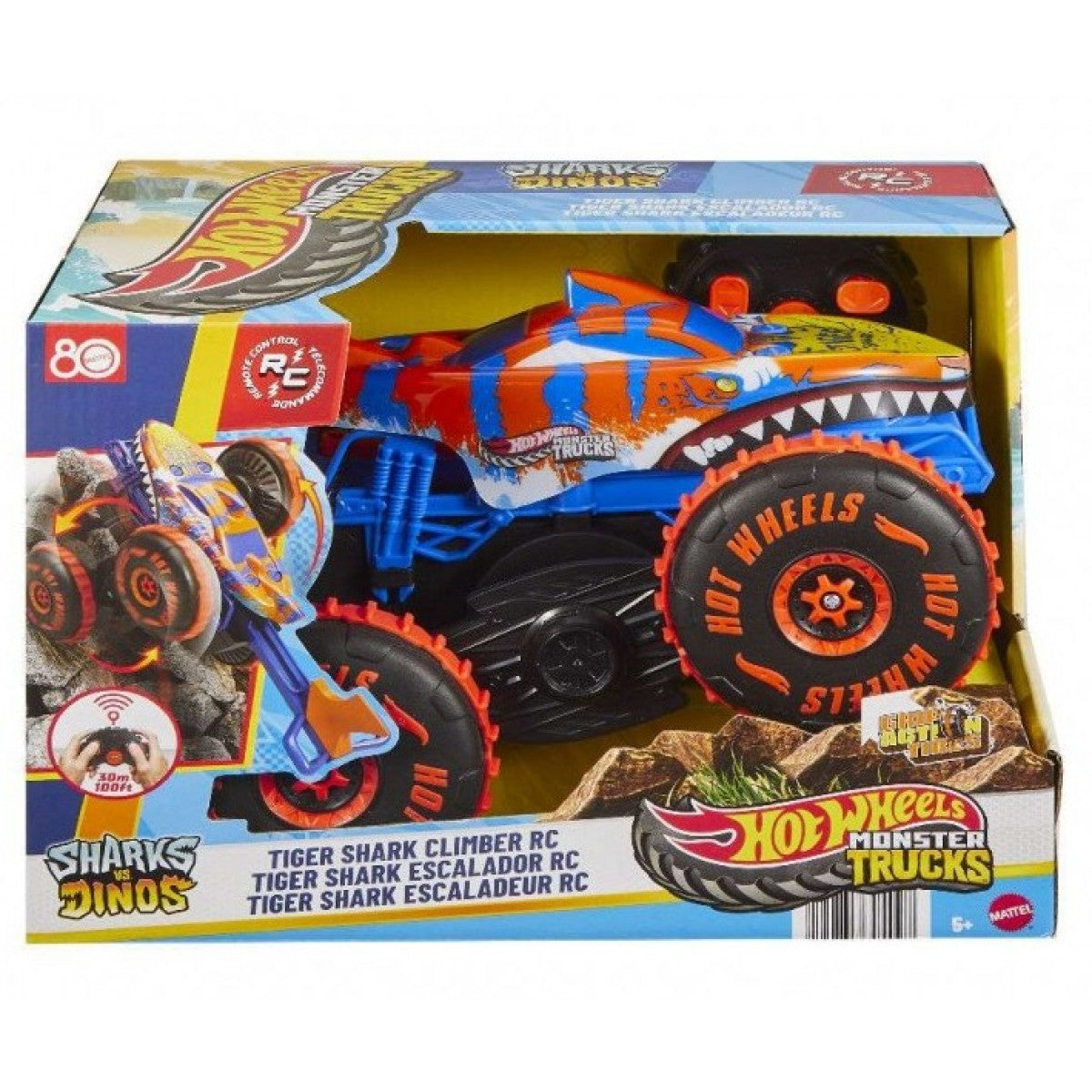 Hot Wheels R/C Monster Trucks Remote Control MT Mega Wrex 1:15 (JBD90)