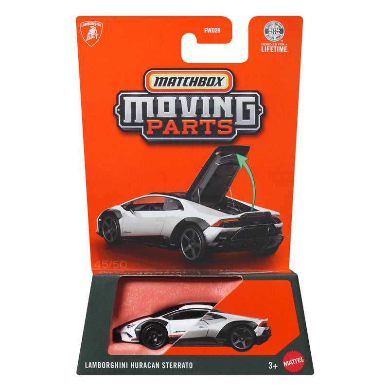 Matchbox Αυτοκινητάκια Moving Parts Με Ανοιγόμενα Μέρη Lamborghini Huracan Sterrato (JHV53)