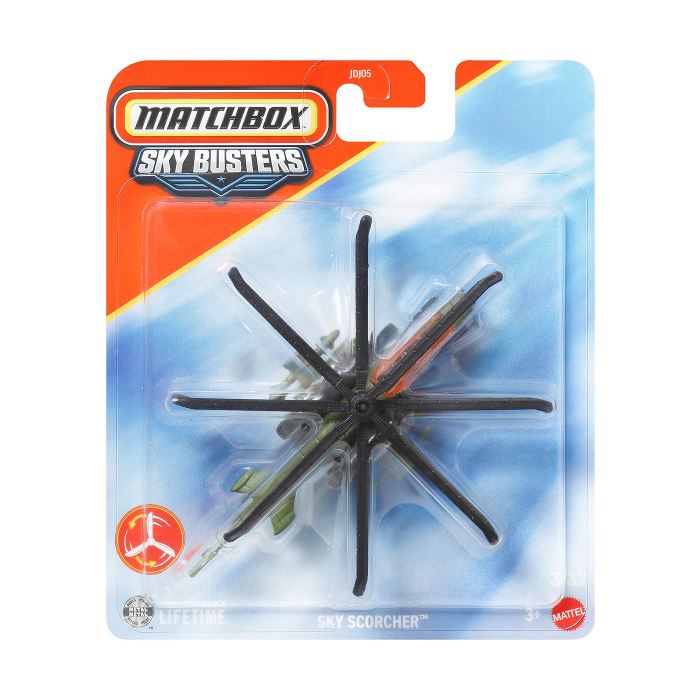 Matchbox Sky Busters Airplane with Mat Indiana Jones Ford Tri-Motor (HVM62)