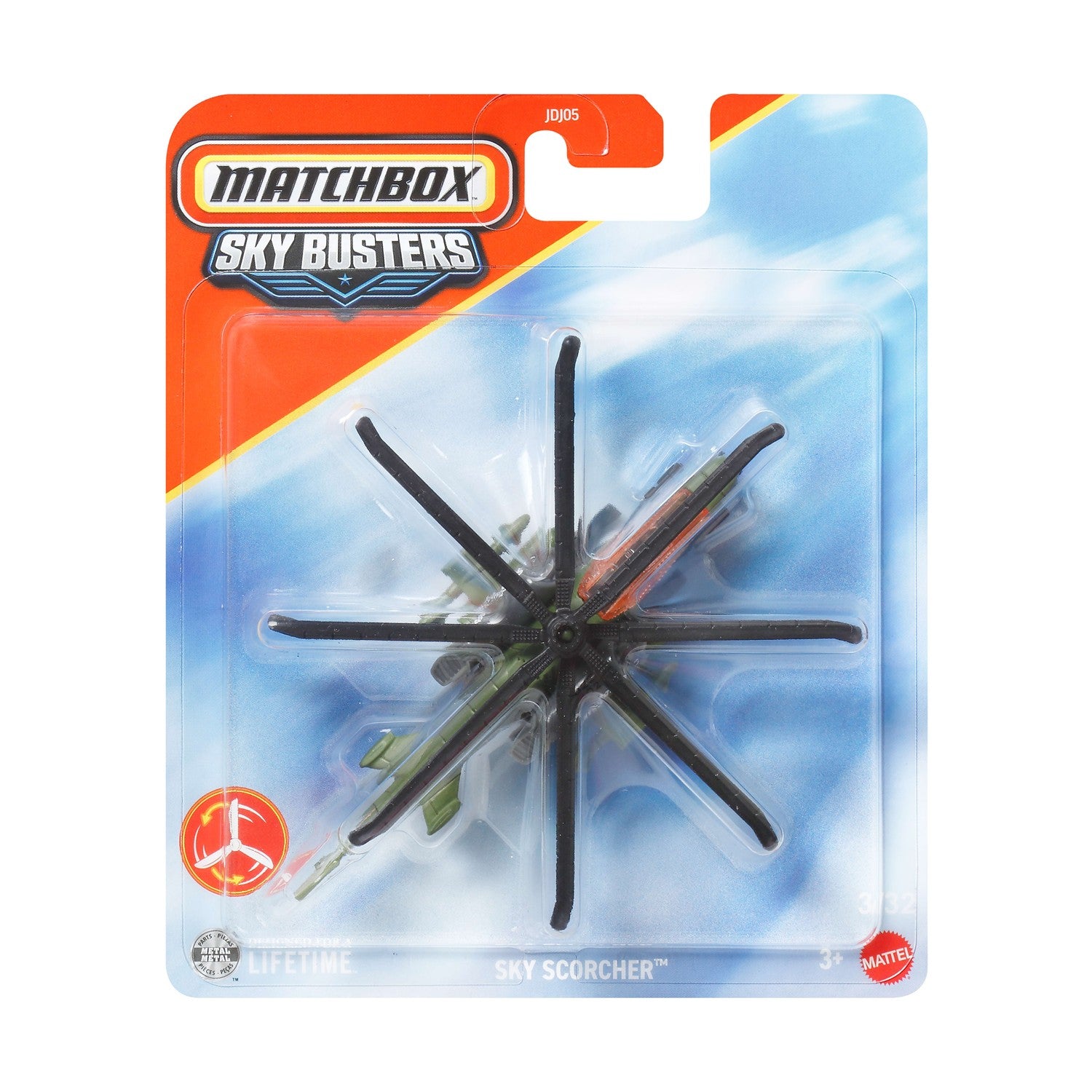 Matchbox Sky Busters Airplane with Mat Indiana Jones Ford Tri-Motor (HVM62)