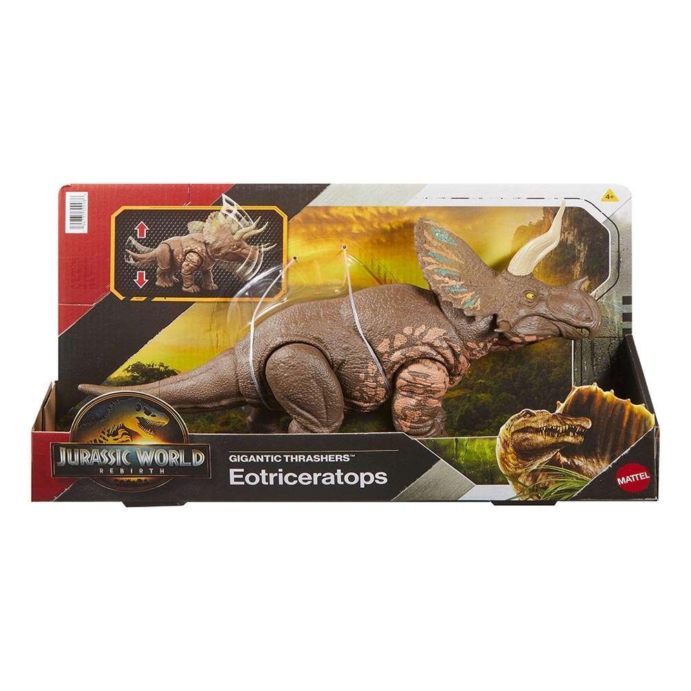 Jurassic World Rebirth Gigantic Thrashers Δεινόσαυρος Eotriceratops (JGB93) - Fun Planet