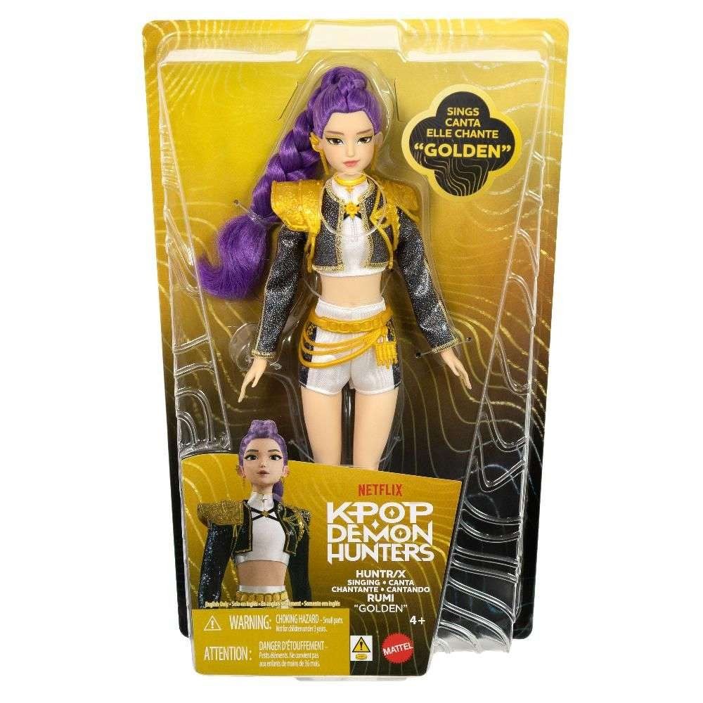 K-Pop Demon Hunters HUNTR/X Κούκλα 30εκ που Τραγουδάει Rumi Golden (JRN40)