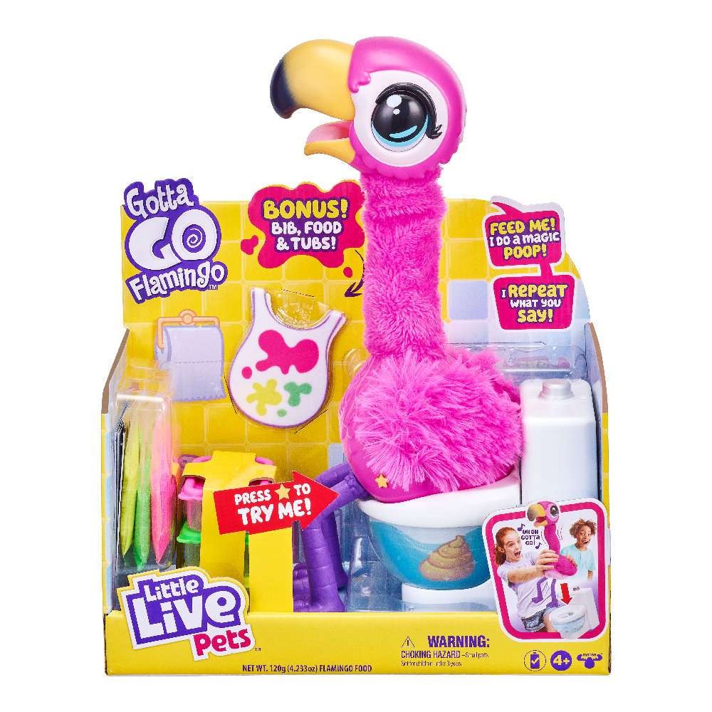 Little Live Pets Gotta Go Μπίνγκο Φλαμίνγκο (LPG03000) - Fun Planet