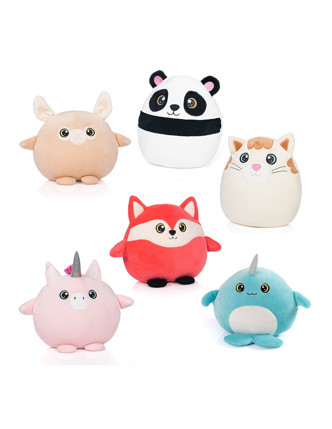 Zoobies! Λούτρινο Squishy Ζωάκι Γάτα 22εκ (21705) - Fun Planet