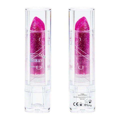 LUKKY Lipstick with Glitter Κραγιόν με Γκλίτερ - Φούξια (T15384/LUK03000) - Fun Planet