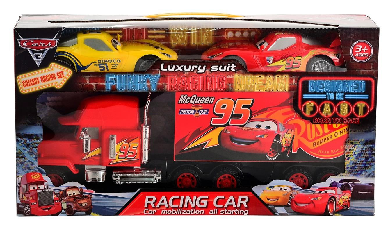 Σετ Φορτηγό 40cm με 2 Αυτοκίνητα (919-108) - Fun Planet