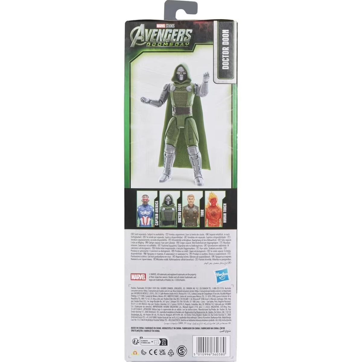 Marvel Avengers Doomsday Titan Series Doctor Doom Figure (G2826)