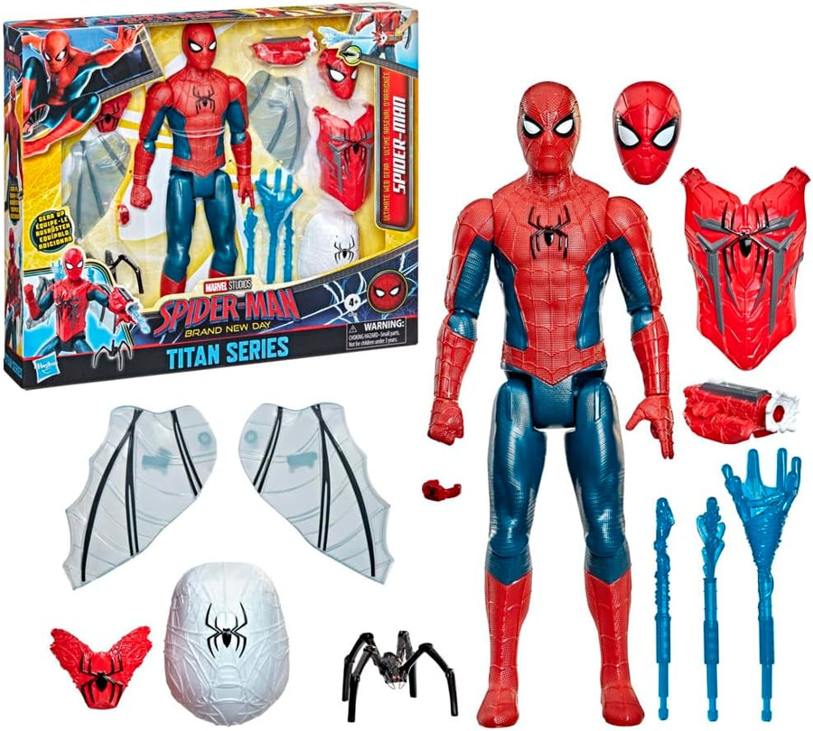 Marvel Spider-Man Brand New Day Titan Series Ultimate Web Gear Action Figure (G2450) - Fun Planet