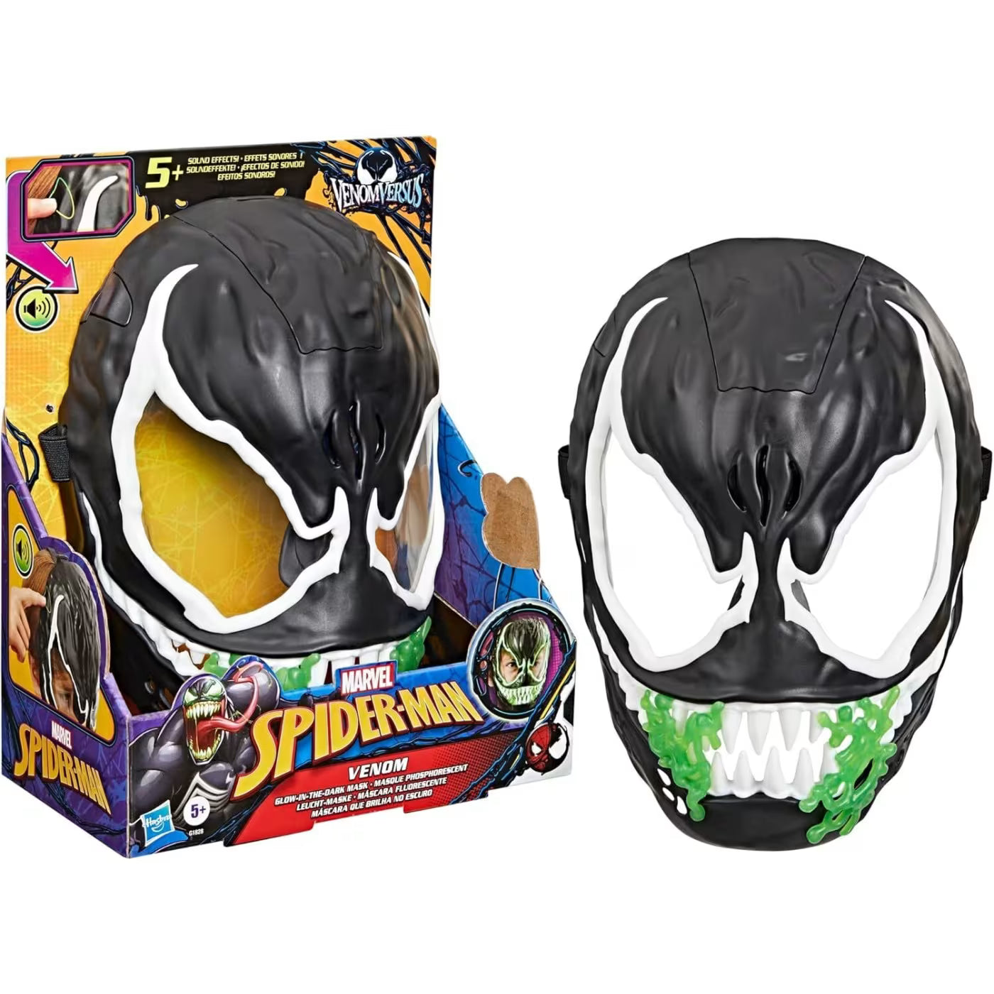 Marvel Spiderman Venom Versus Venom Glow Mask (G1828)