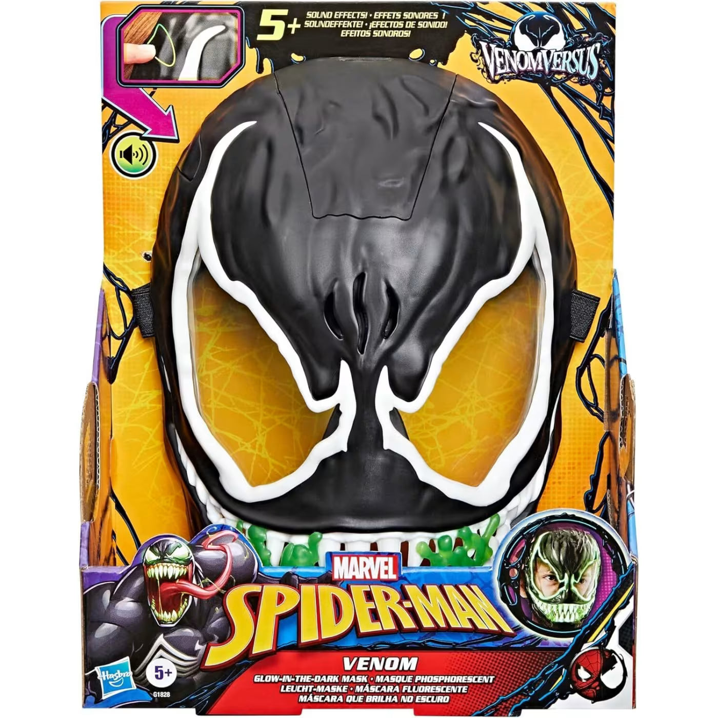 Marvel Spiderman Venom Versus Venom Glow Mask (G1828)
