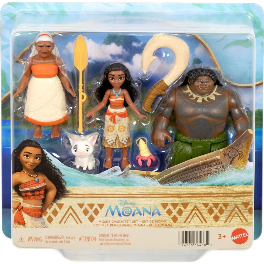 Disney Vaiana Βαϊάνα Μίνι Κούκλες Σετ με 4 Φιγούρες (JLN21) - Fun Planet