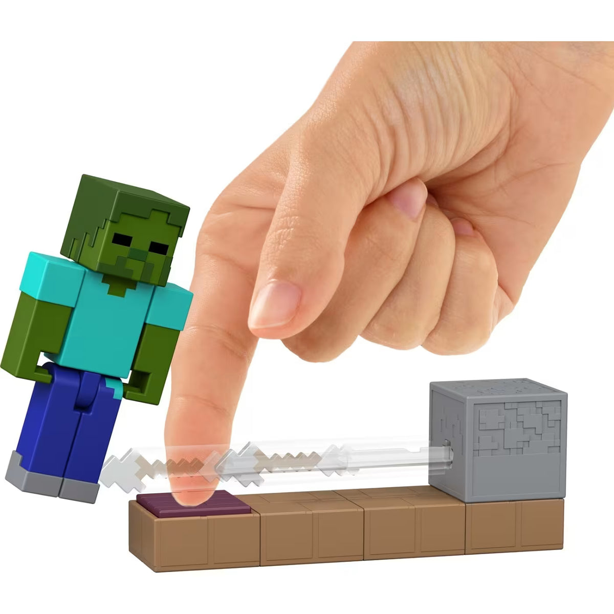 Minecraft Φιγούρα & Αξεσουάρ Zombie Arrow Trap (JKK03)