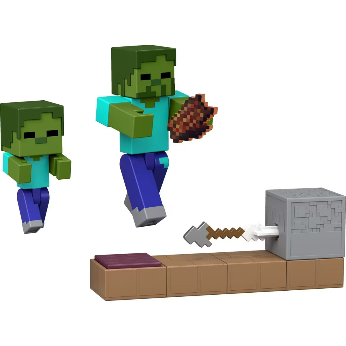 Minecraft Φιγούρα & Αξεσουάρ Zombie Arrow Trap (JKK03)
