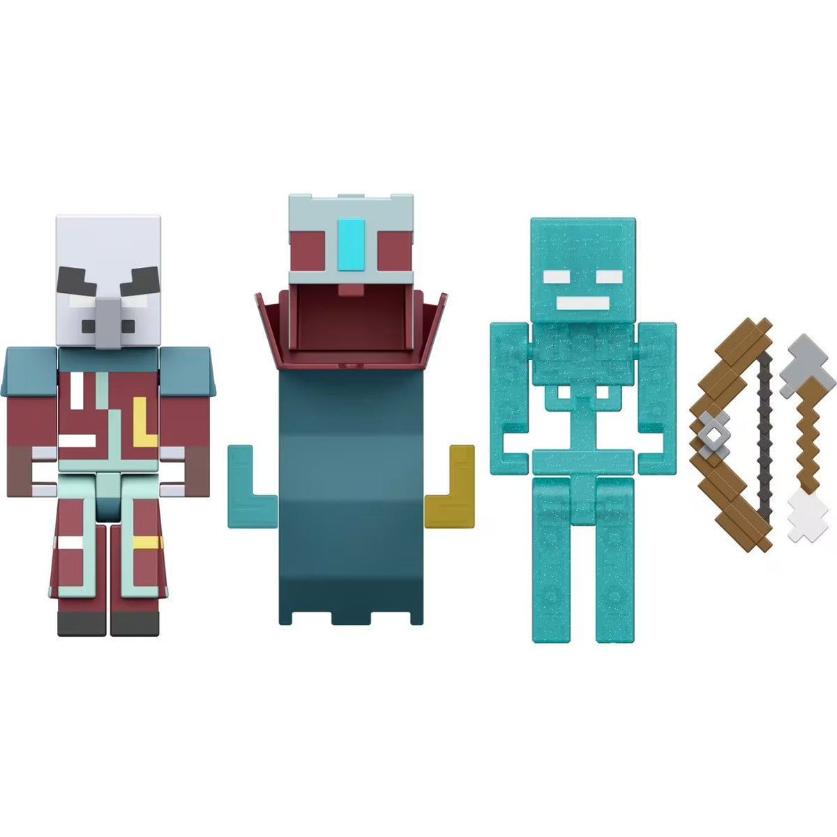Minecraft Φιγούρα Σετ 2 & Αξεσουάρ Prime Enchanter & Soul Corrupted Skeleton (JML84)