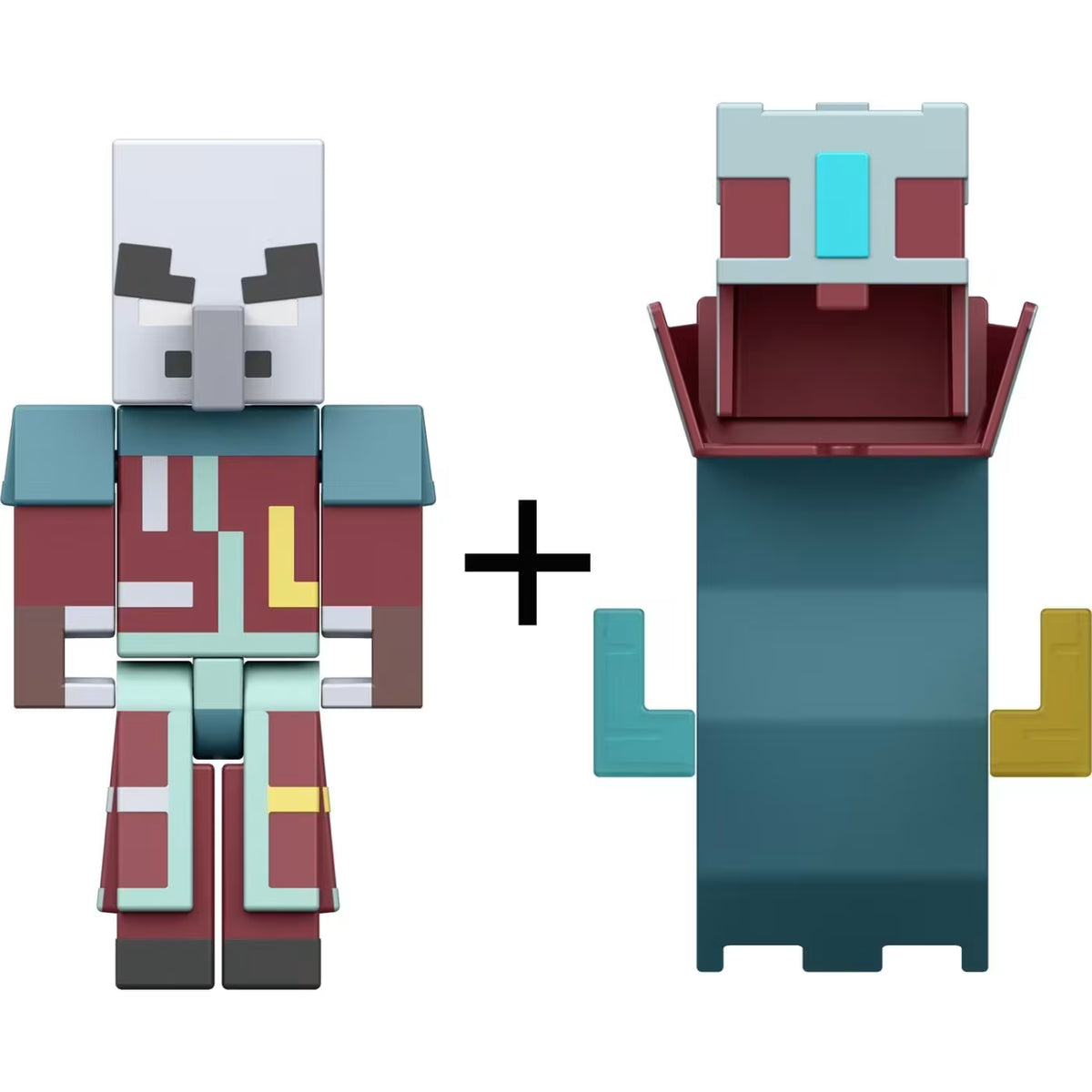 Minecraft Φιγούρα Σετ 2 & Αξεσουάρ Prime Enchanter & Soul Corrupted Skeleton (JML84)