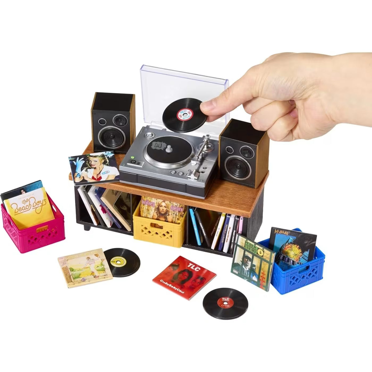 MGA Entertainment MGA's Miniverse Real Music Mini Vinyl Records 4 Playable Mini Records (247906) - Fun Planet