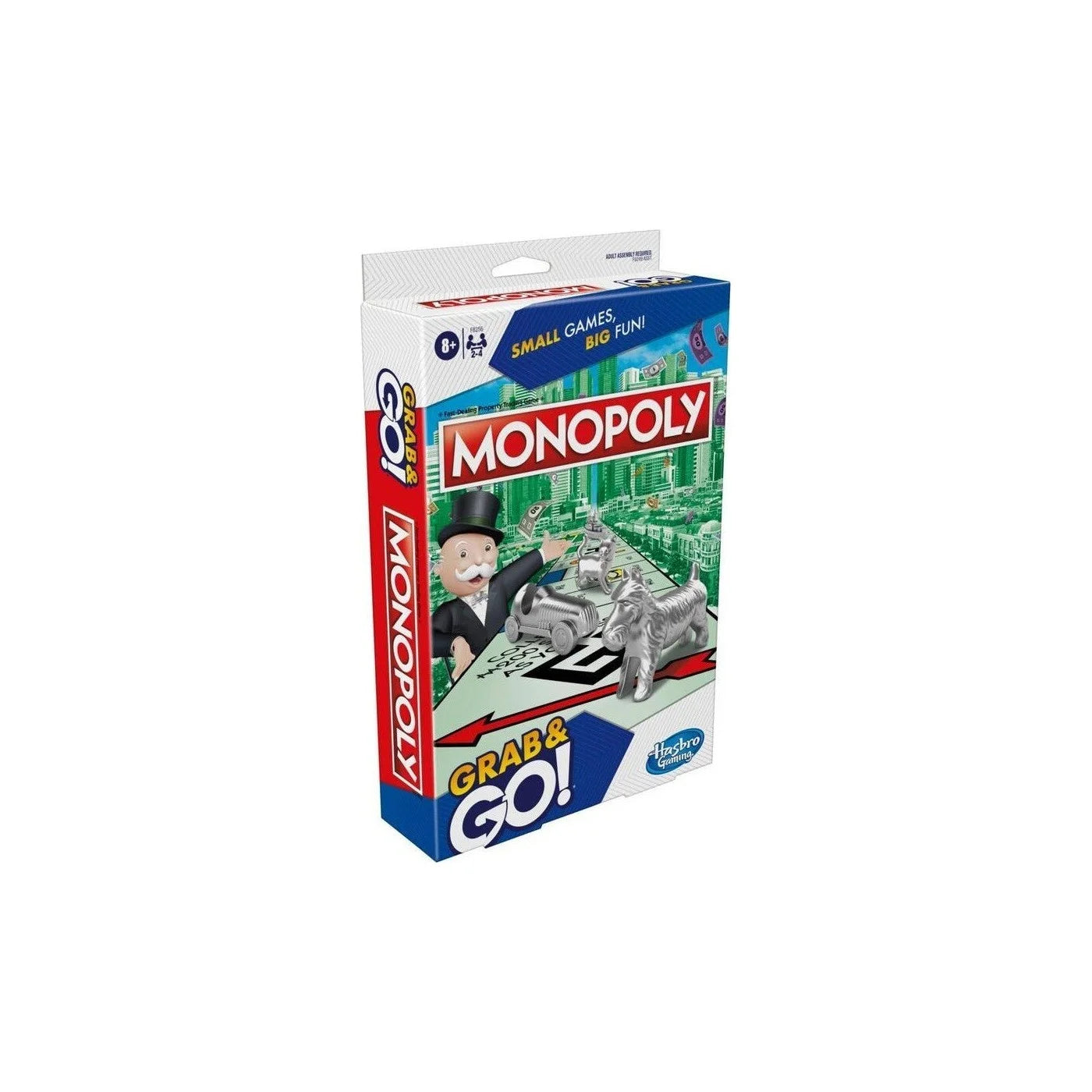 Επιτραπέζιο Monopoly Grab & Go - Διασκέδαση Παντού! Ελληνική Έκδοση (F8256) - Fun Planet