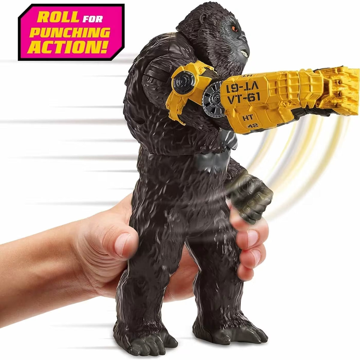 Monsterverse Godzilla X Kong Γίγας Φιγούρα με Κίνηση 28cm Roll n' Battle Kong (MN320100) - Fun Planet