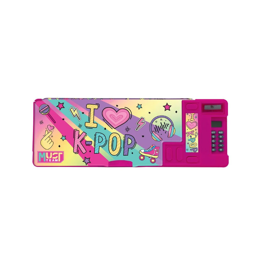 Κασετίνα Must Με Μαγνητικό Κούμπωμα I Love K-Pop 26x9x3.2cm (586132) - Fun Planet