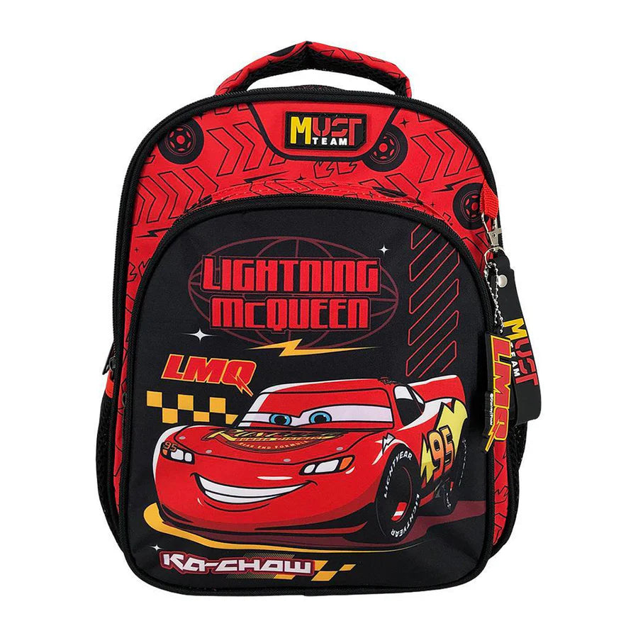 Σχολική Τσάντα Πλάτης Νηπίου 27x10x31εκ 2 Θήκες Disney Cars Ka-Chow Must (565896)
