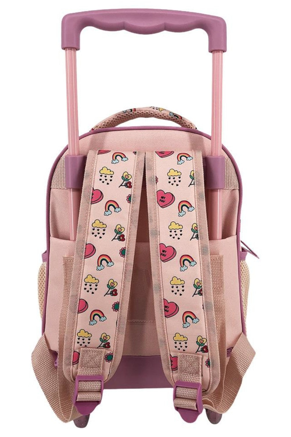 Σχολική Τσάντα Τρόλεϋ Νηπίου 27x10x31εκ 2 Θήκες Disney Stitch & Angel You Are My Favourite (565971)