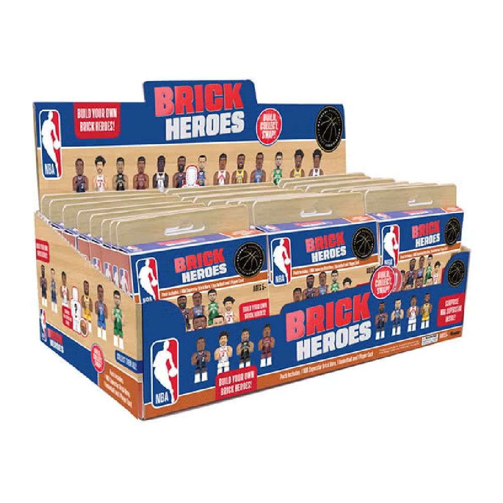 NBA Brick Heroes Μίνι Φιγούρα NBA Superstar σε Κουτάκι Έκπληξη (NBA00000) - Fun Planet