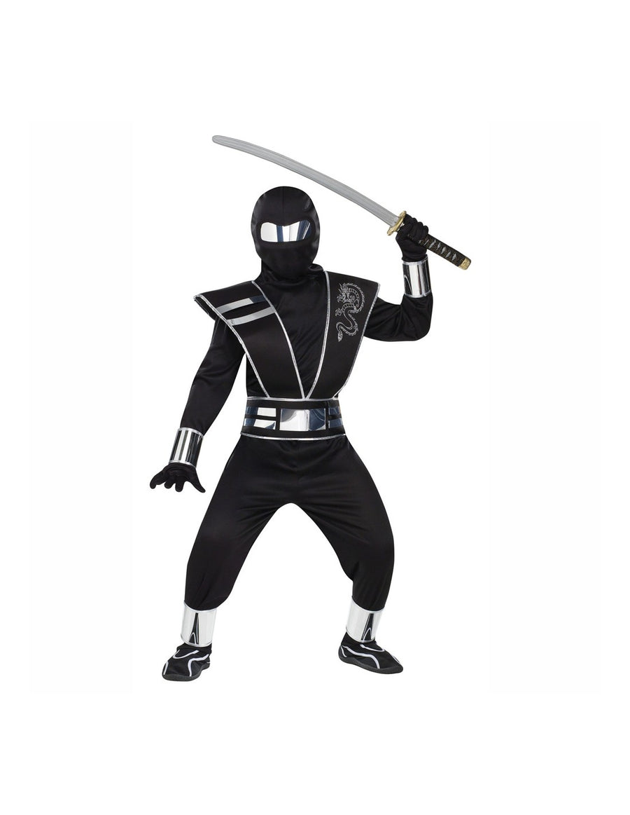Fun World Παιδική Στολή Silver Mirror Ninja - Fun Planet