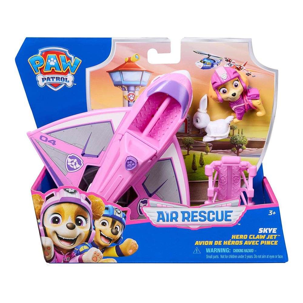 Paw Patrol Air Rescue Skye Hero Claw Jet Vehicle & Figure (20149064)