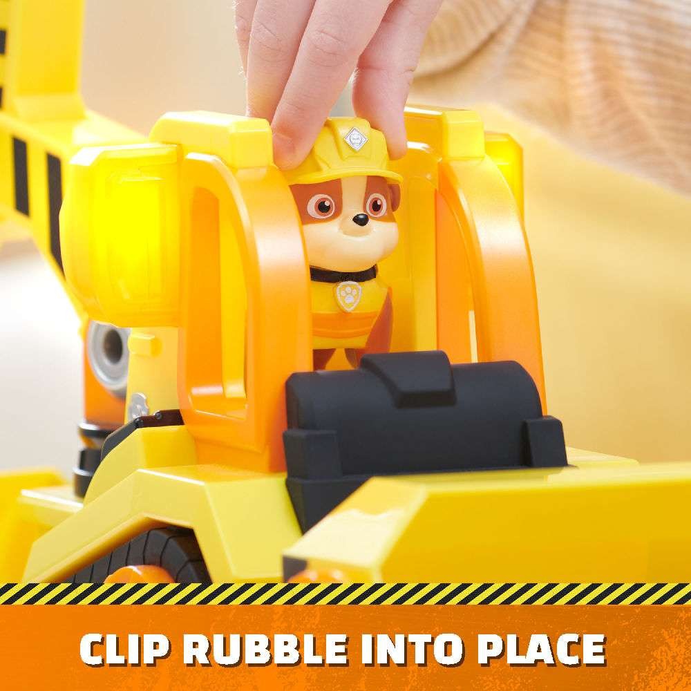 Rubble & Crew: Rubble's - Bark Yard Deluxe Bulldozer Vehicle (6068074) - Fun Planet