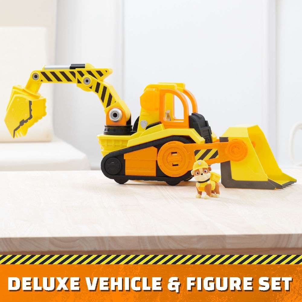 Rubble & Crew: Rubble's - Bark Yard Deluxe Bulldozer Vehicle (6068074) - Fun Planet