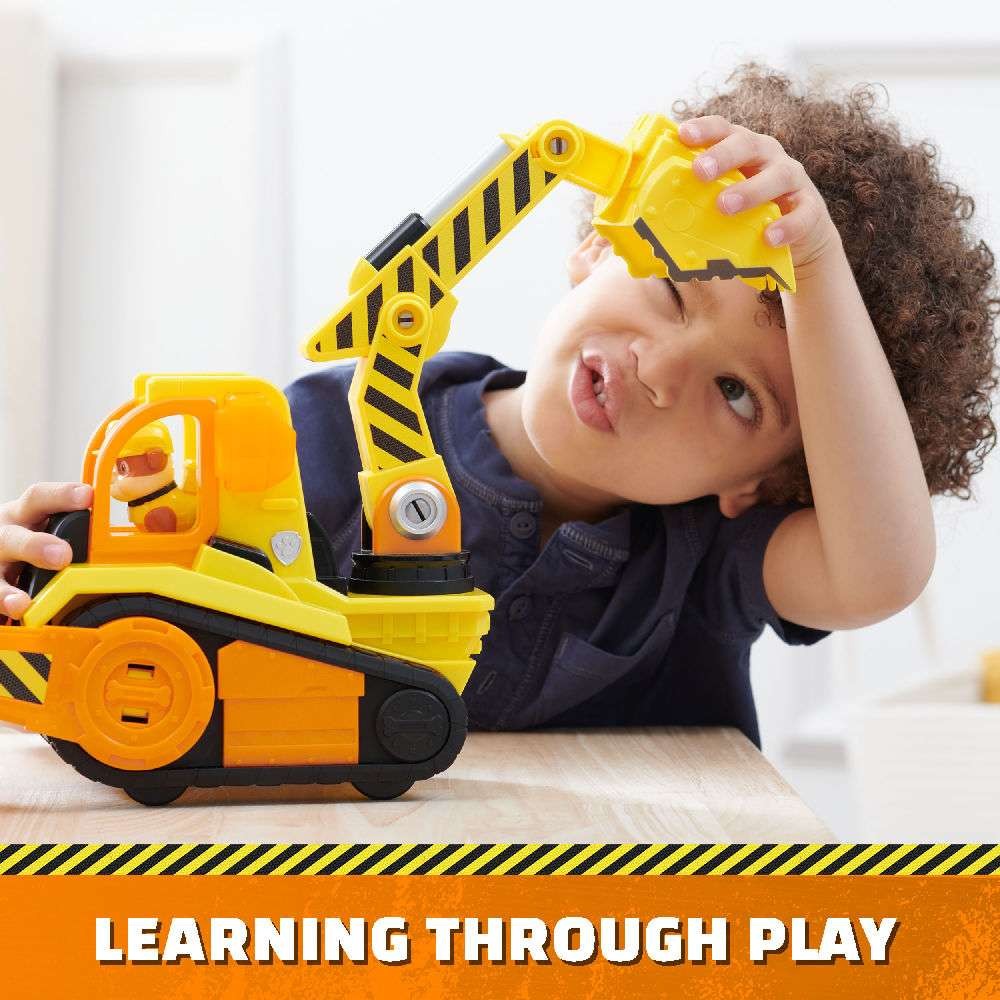 Rubble & Crew: Rubble's - Bark Yard Deluxe Bulldozer Vehicle (6068074) - Fun Planet