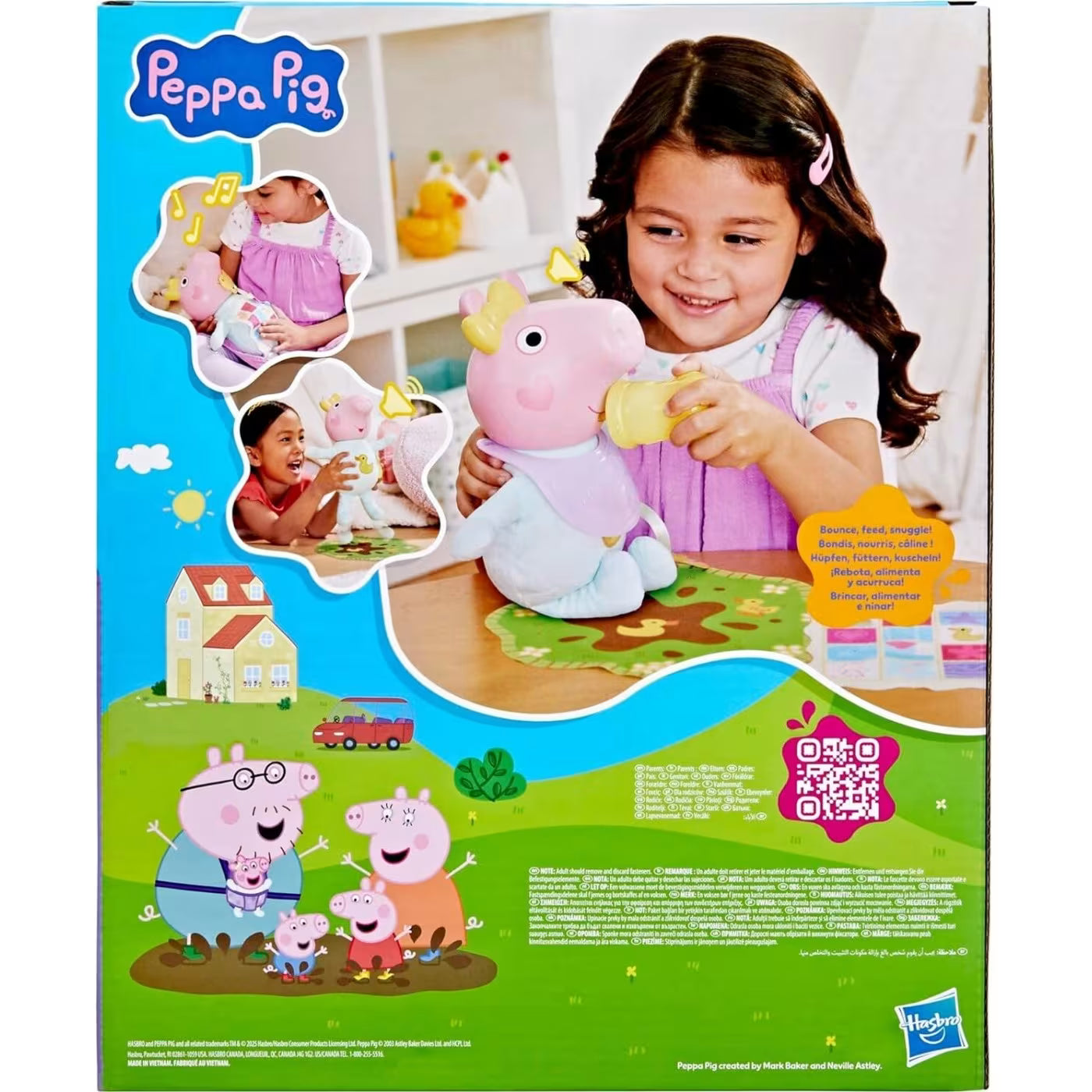Peppa Pig Oinks and Snuggles Evie Interactive Baby Doll (G1637)