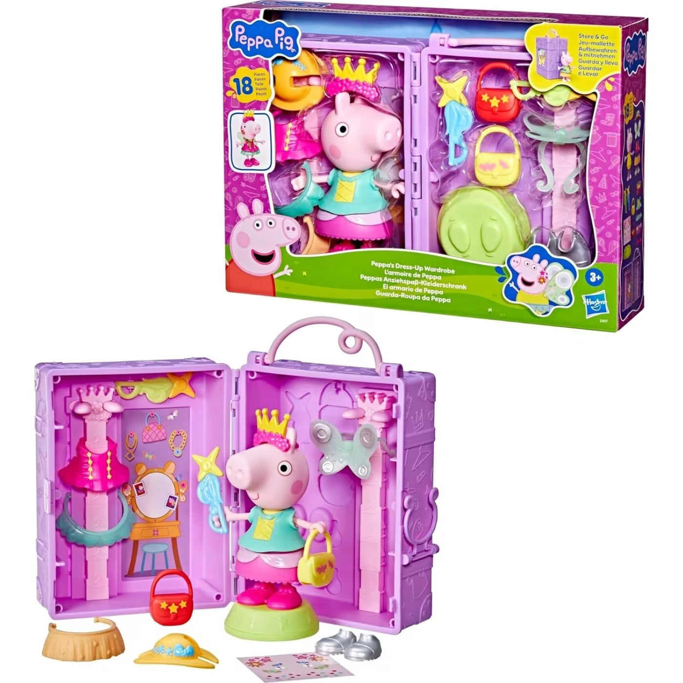 Peppa Pig Peppas Dress-Up Wardrobe Playset (G1017) - Fun Planet