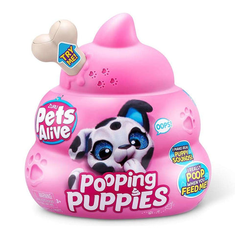 Pets Alive Pooping Puppies Διαδραστικό Λούτρινο Κουταβάκι Έκπληξη Σειρά 1 - 3 Σχέδια (11809542) - Fun Planet