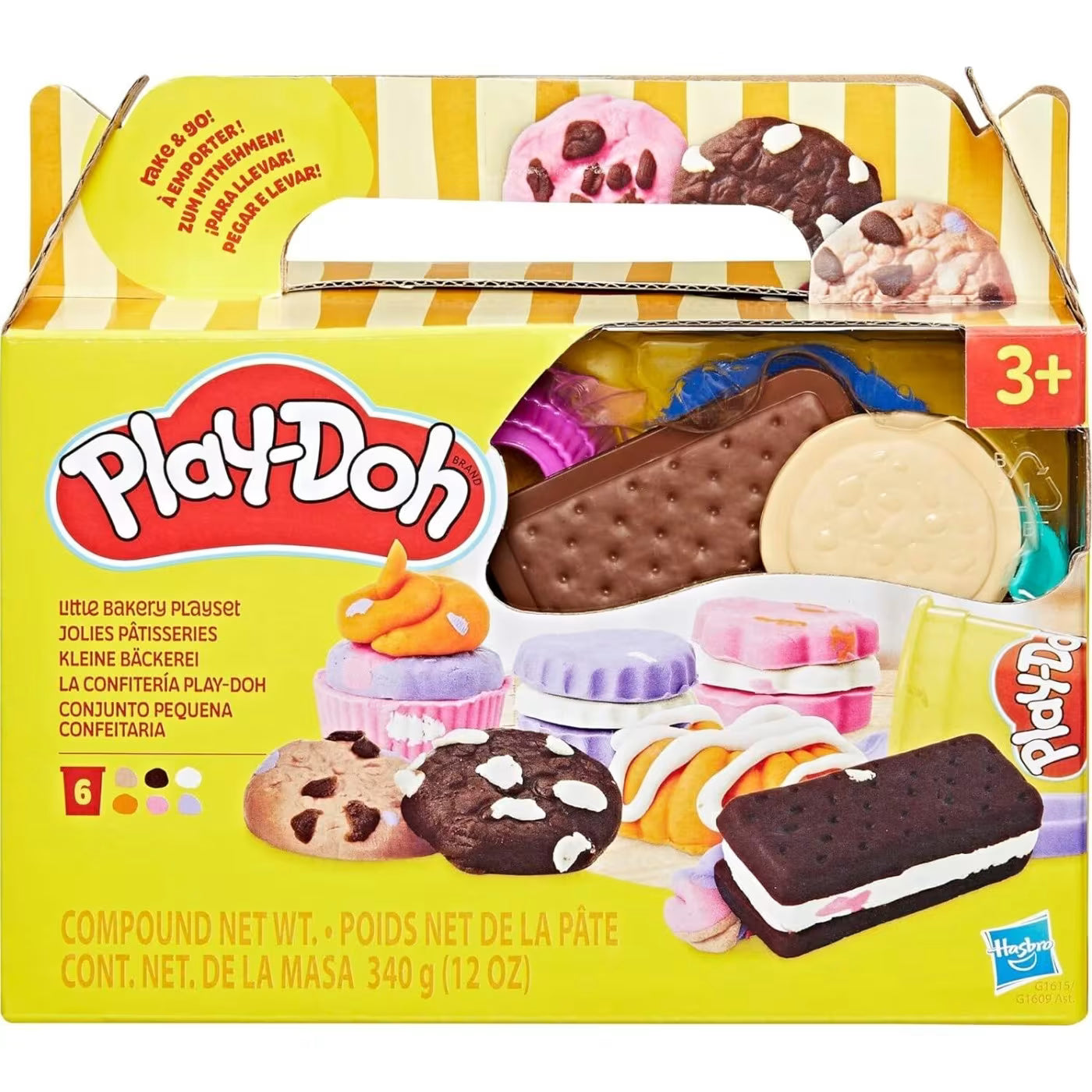 Play-Doh Little Bakery Playset Crazy Cakes & Cookies (G1615) - Fun Planet