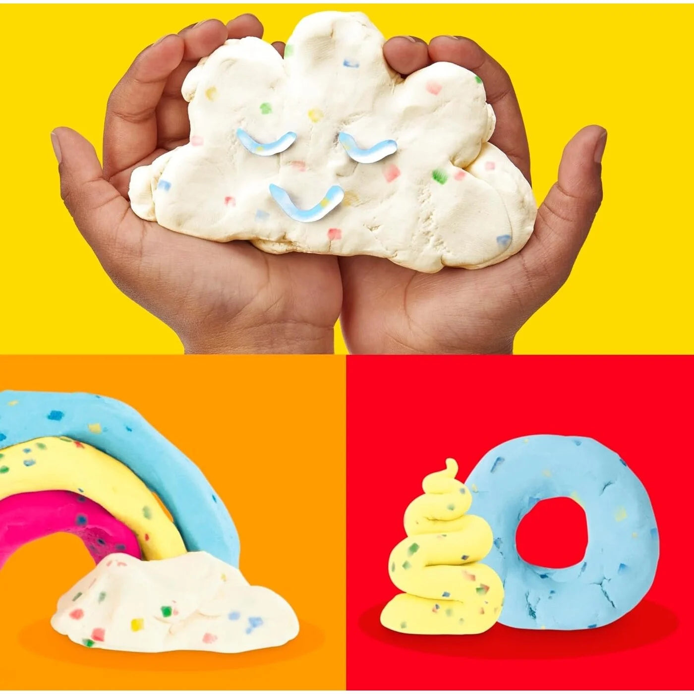 Play-Doh® Specialty Compound Confetti Fun 4 Pack (G1736) - Fun Planet