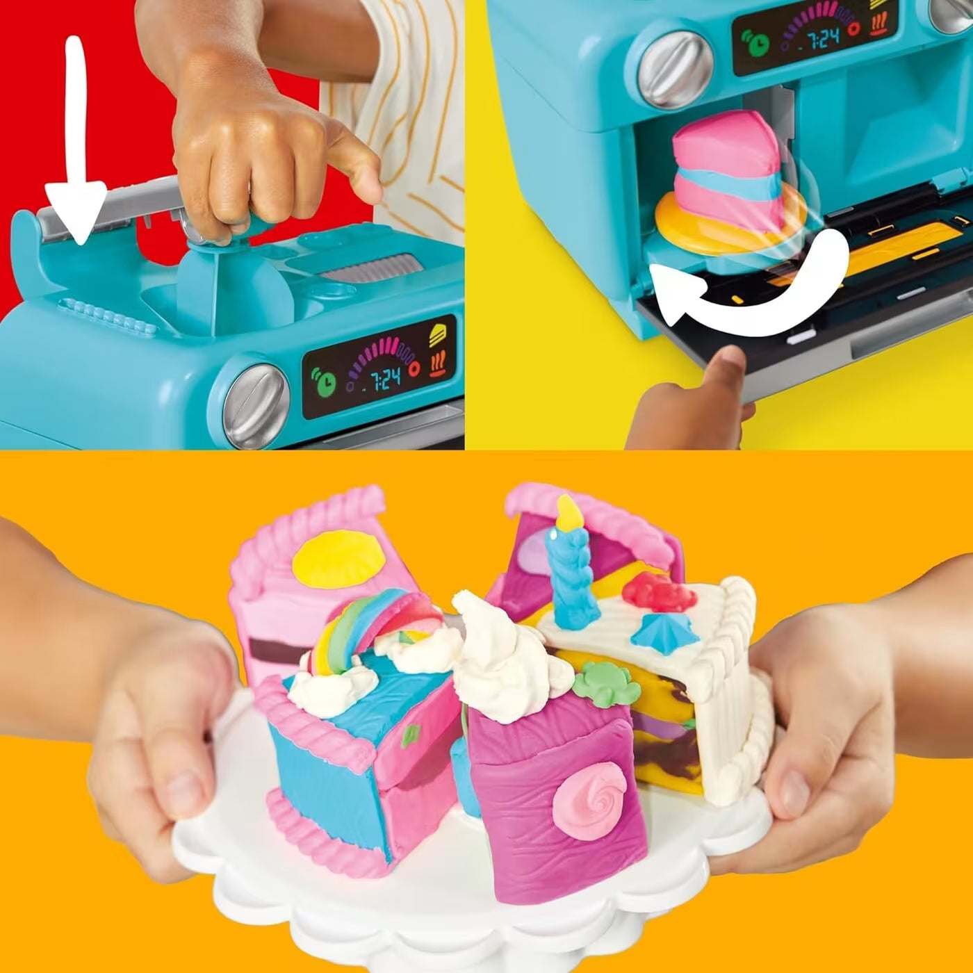 Play-Doh Super Slice Cake Playset (G0497) - Fun Planet