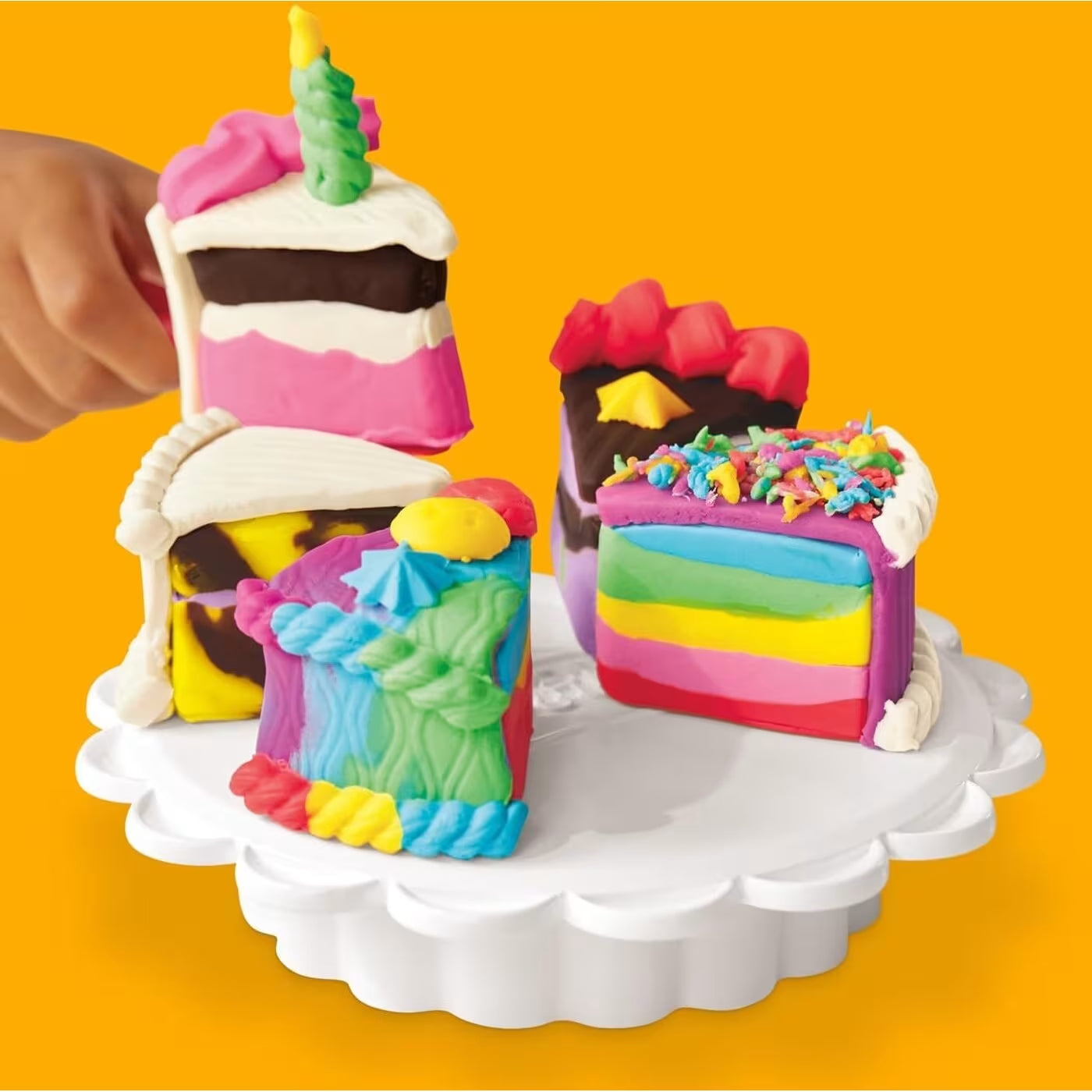 Play-Doh Super Slice Cake Playset (G0497) - Fun Planet