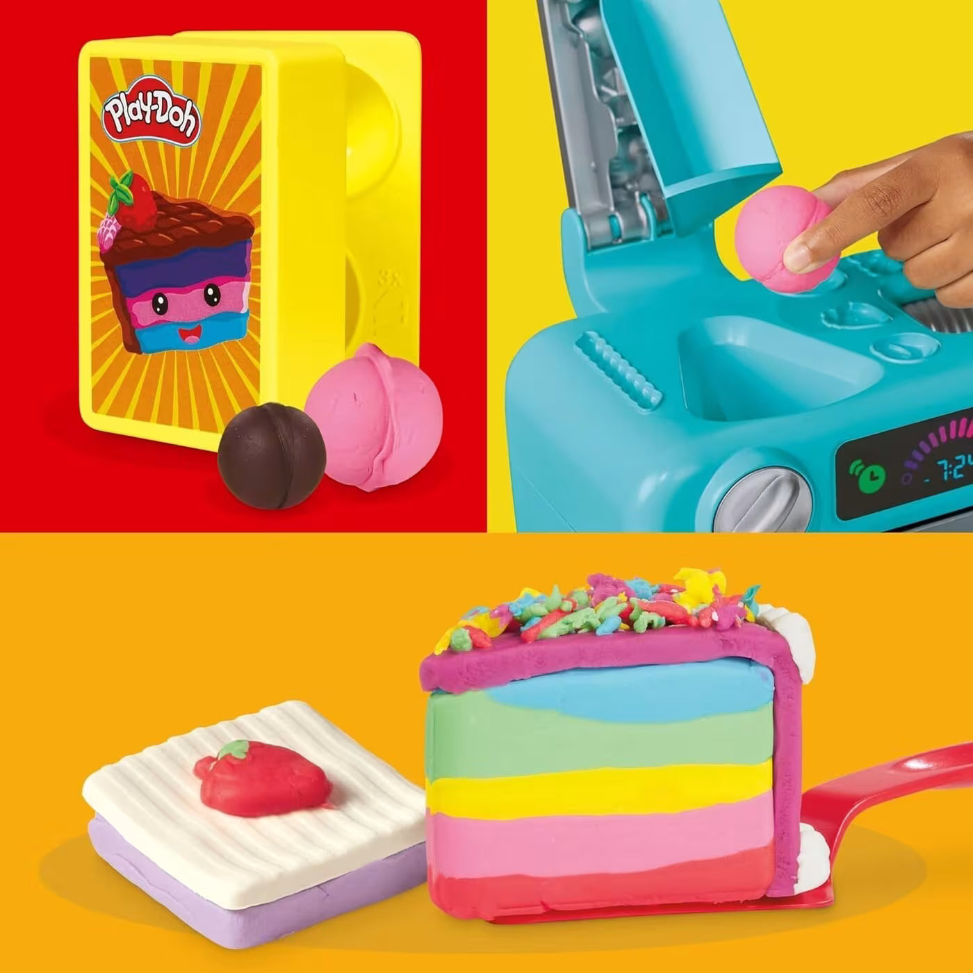Play-Doh Super Slice Cake Playset (G0497) - Fun Planet