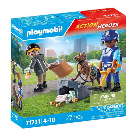 Playmobil Action Heroes Αστυνομική Έρευνα Κλοπιμαίων (71731)