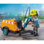 Playmobil Action Heroes Εργάτης με Κομπρεσέρ (71752)