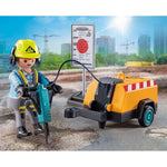 Playmobil Action Heroes Εργάτης με Κομπρεσέρ (71752)