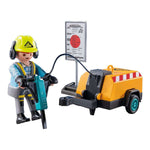 Playmobil Action Heroes Εργάτης με Κομπρεσέρ (71752)
