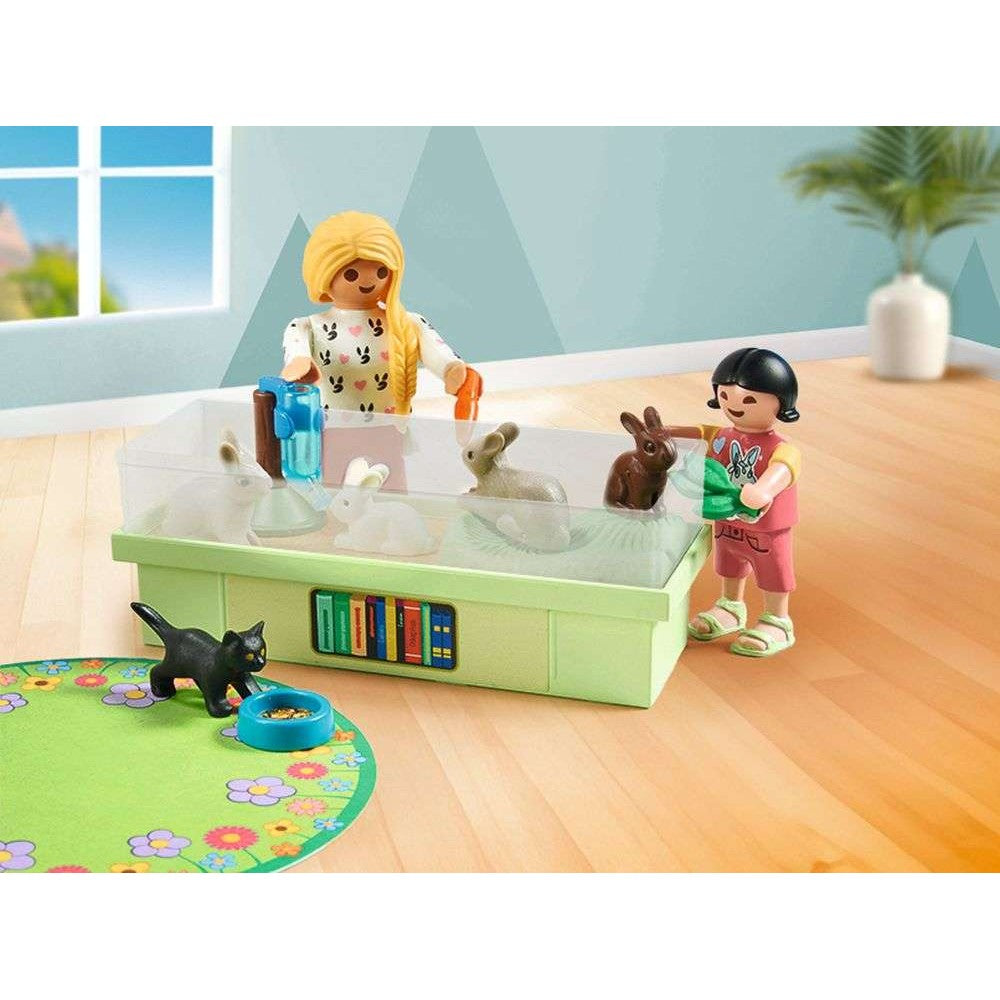 Playmobil My Life Starter Pack Παίζοντας με τα Κουνελάκια (71753) - Fun Planet