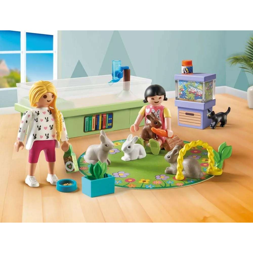Playmobil My Life Starter Pack Παίζοντας με τα Κουνελάκια (71753) - Fun Planet