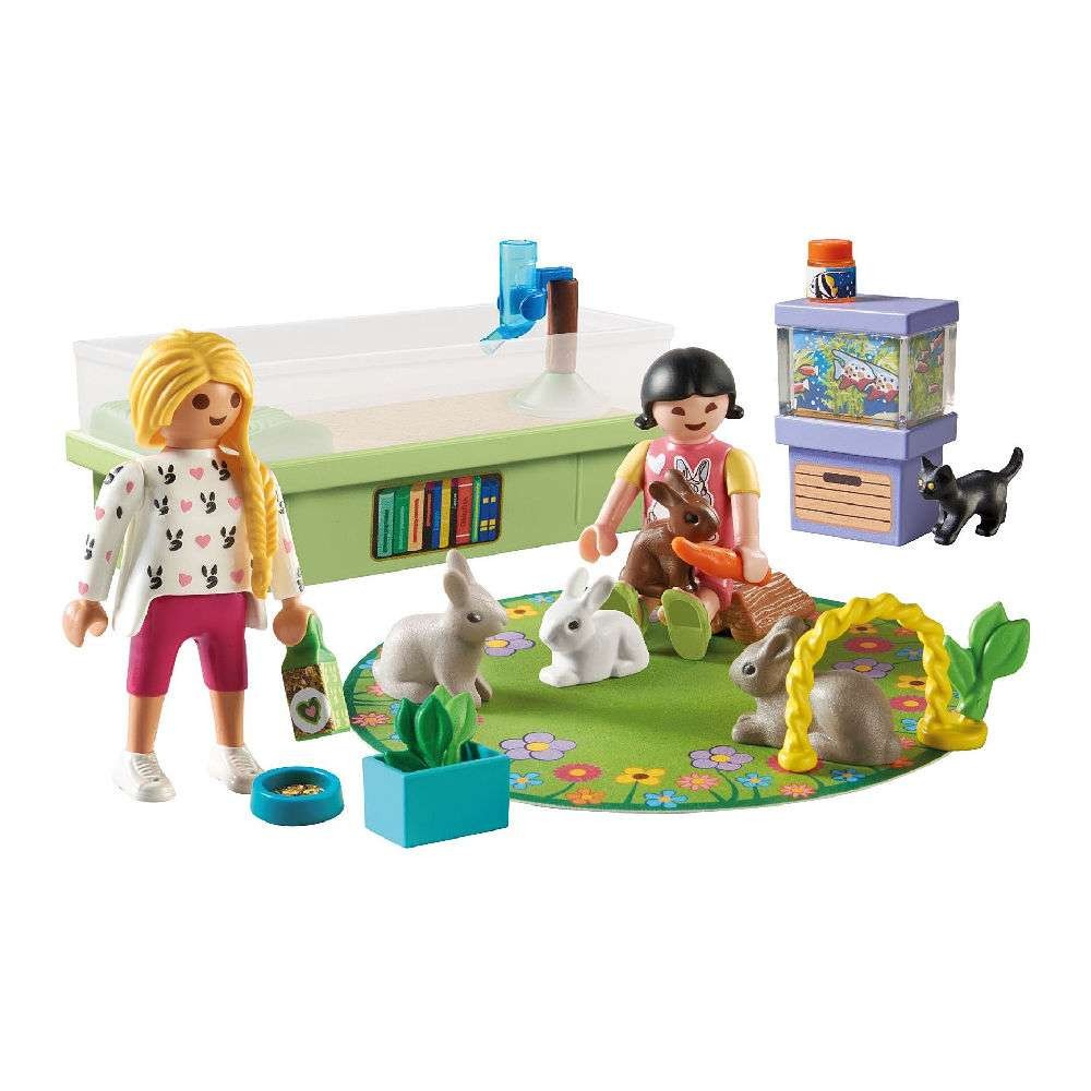 Playmobil My Life Starter Pack Παίζοντας με τα Κουνελάκια (71753) - Fun Planet