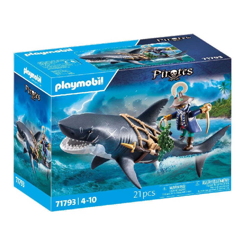 Playmobil Pirates Πειρατής με Γιγαντιαίο Καρχαρία (71793) - Fun Planet