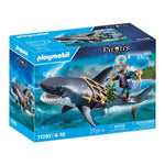 Playmobil Pirates Πειρατής με Γιγαντιαίο Καρχαρία (71793)